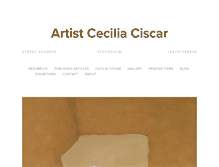 Tablet Screenshot of ceciliaciscar.com